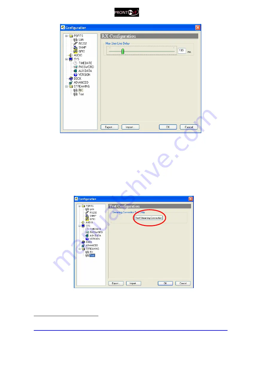 Prodys ProntoNet User Manual Download Page 42