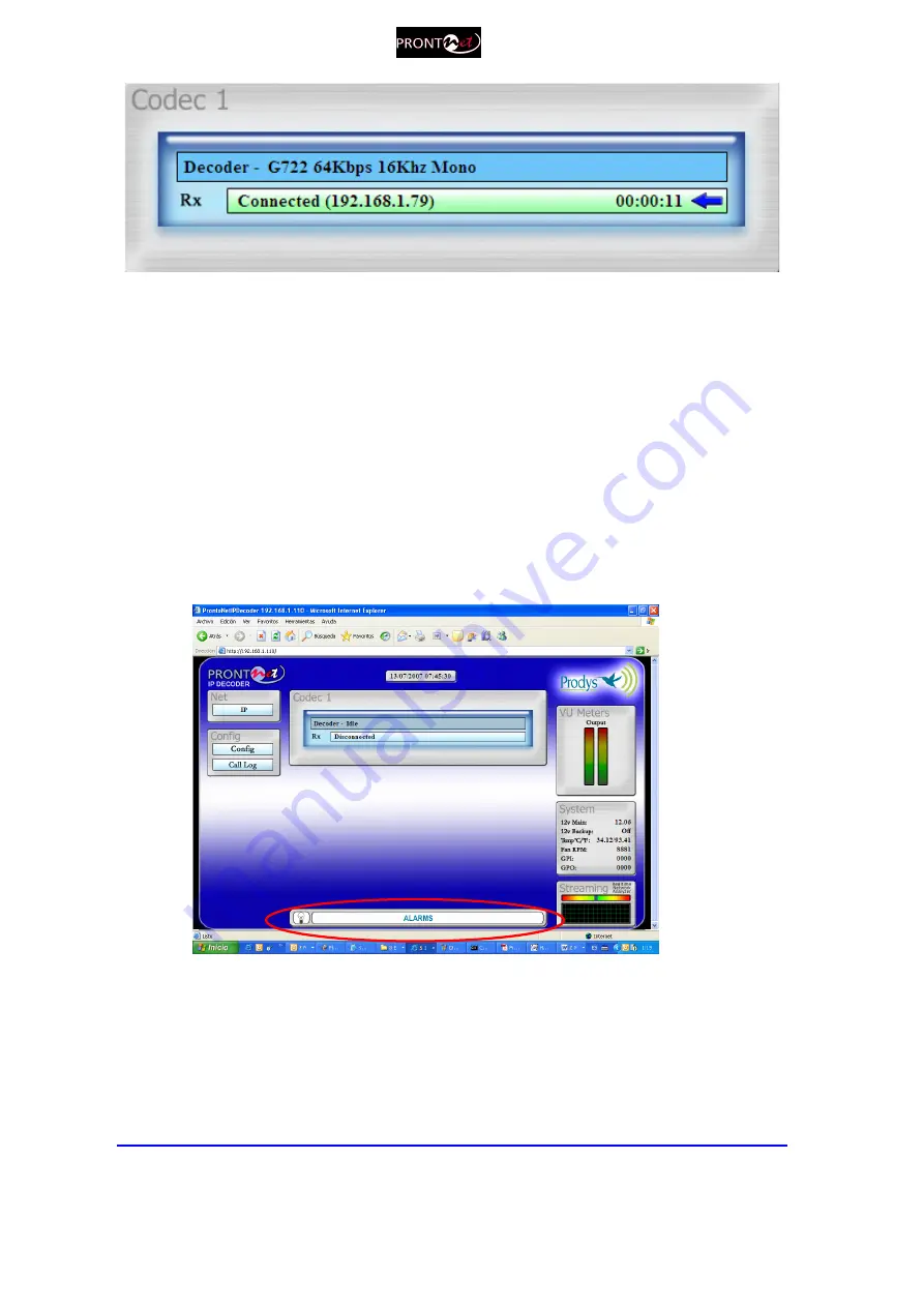 Prodys ProntoNet User Manual Download Page 50