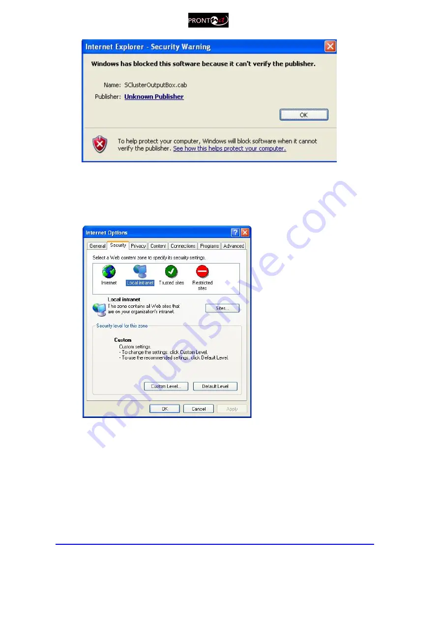 Prodys ProntoNet User Manual Download Page 77