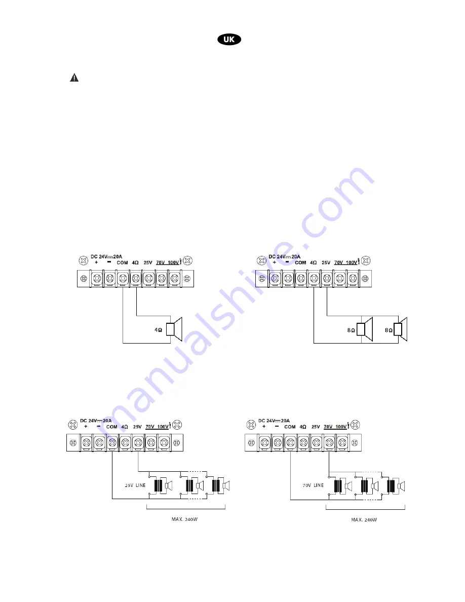 PROEL AMP240V4 Скачать руководство пользователя страница 26