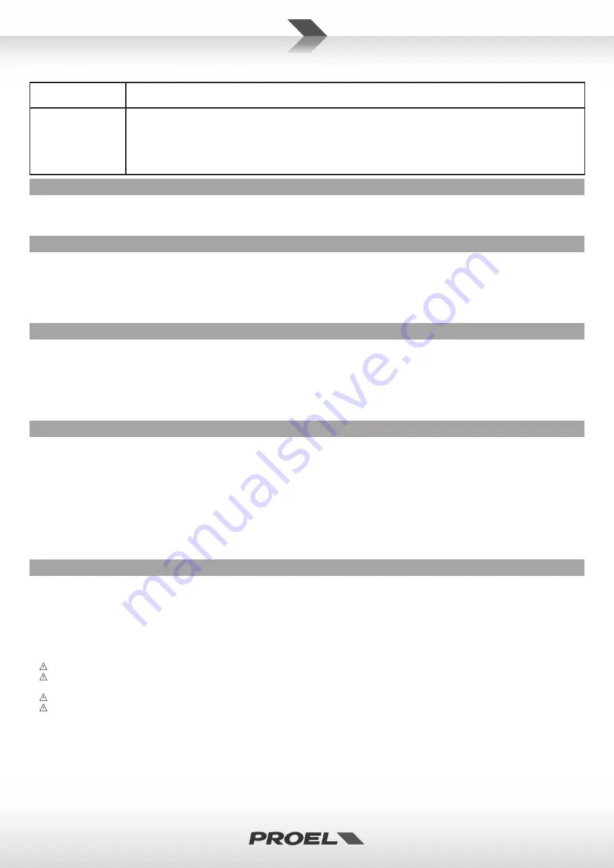 PROEL DPX1000 User Manual Download Page 11