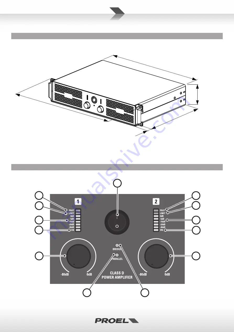 PROEL DPX1200PFC User Manual Download Page 6