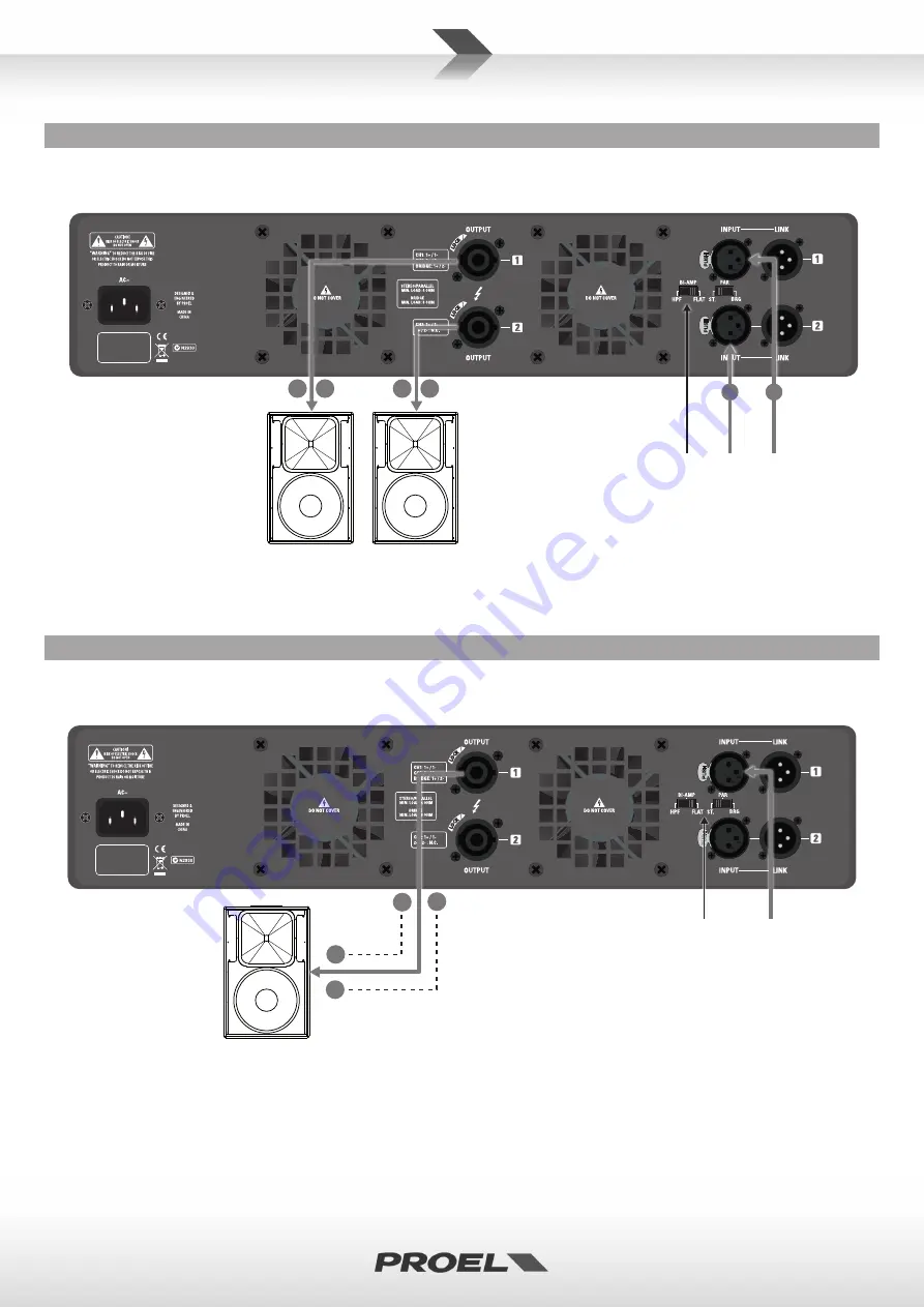 PROEL DPX1200PFC Скачать руководство пользователя страница 8