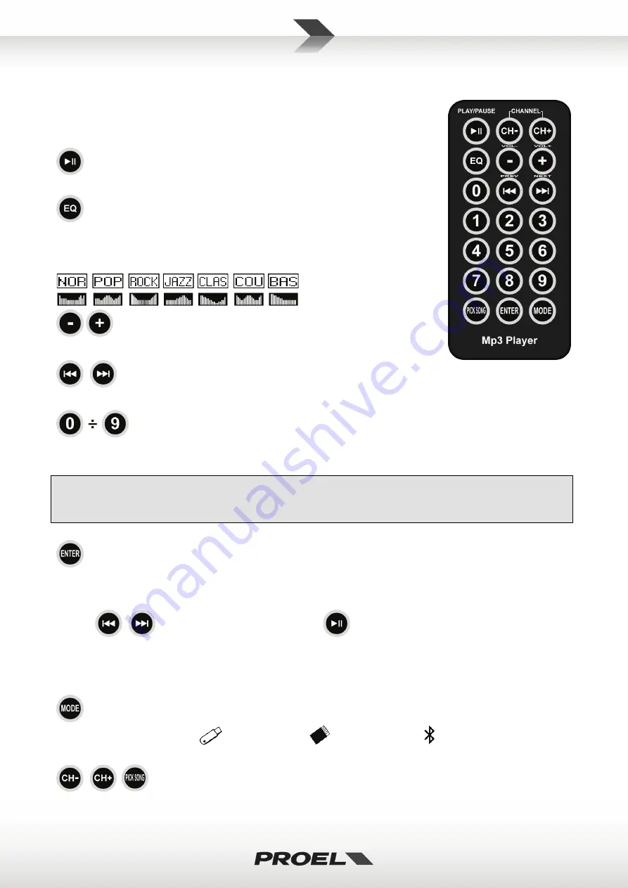 PROEL FREE6LT User Manual Download Page 16