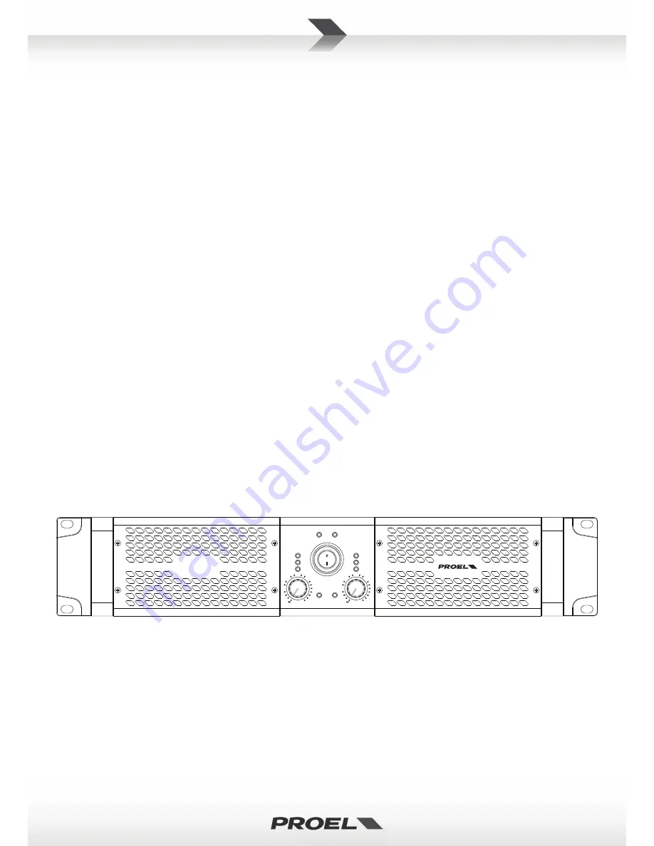 PROEL hpx8000 User Manual Download Page 1