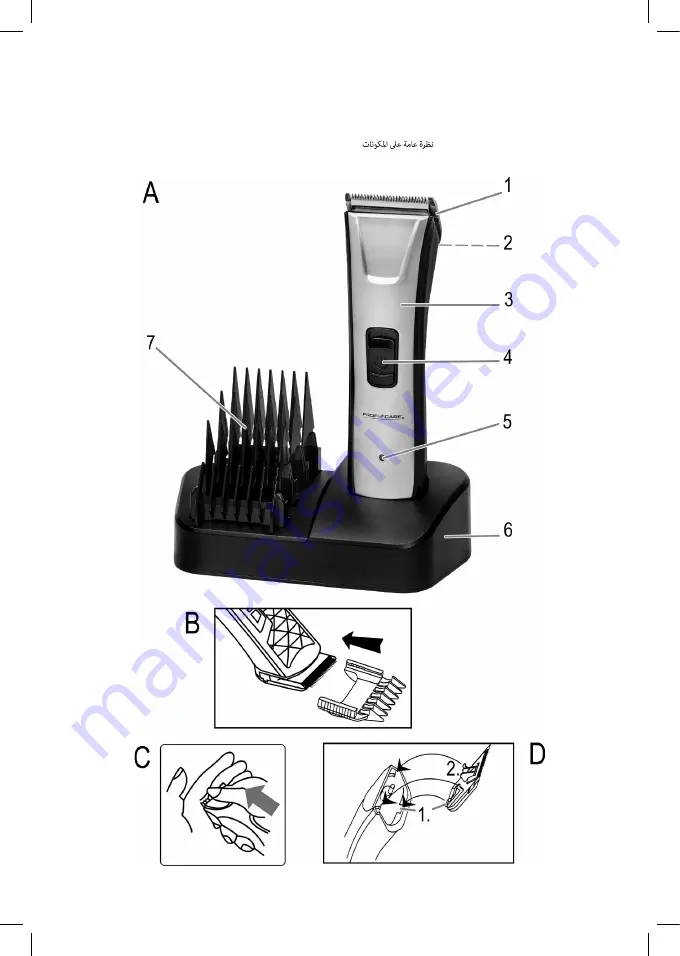 Profi Care PC-HSM/R 3013 Instruction Manual Download Page 3