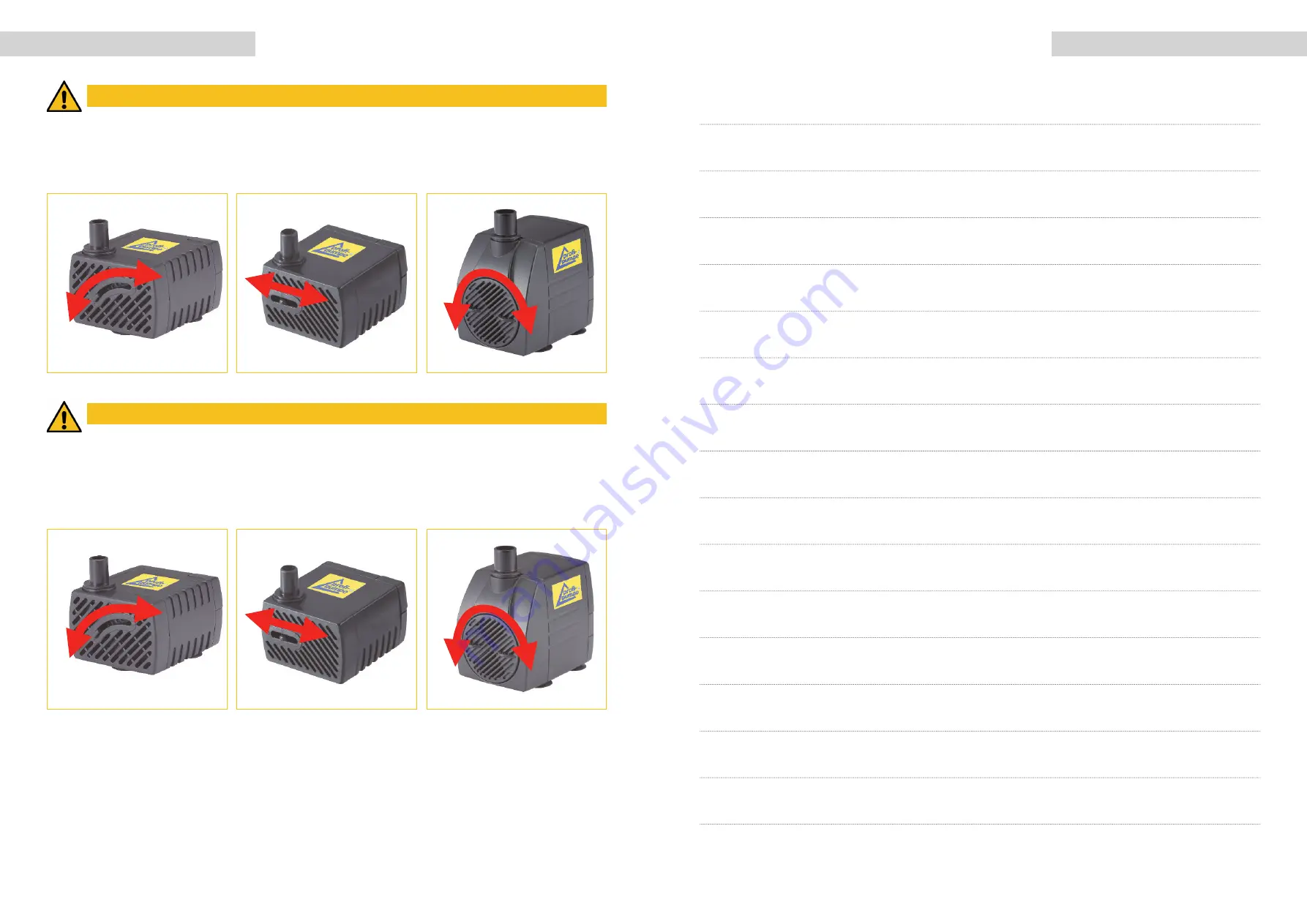 Profi-pumpe BASALTMODERNA Operating Instructions Manual Download Page 7