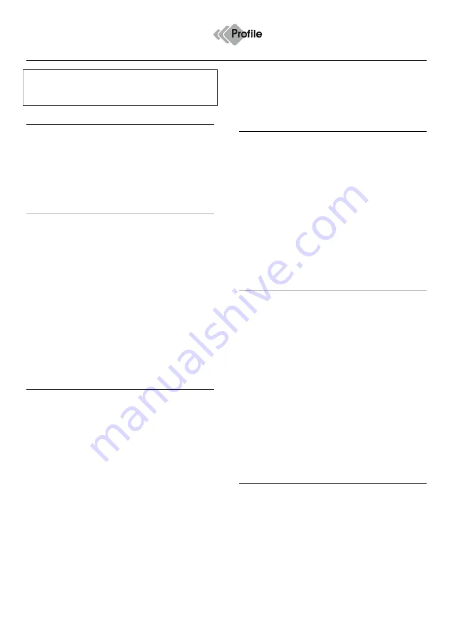 Profile PLI-145 Quick Start Manual Download Page 4