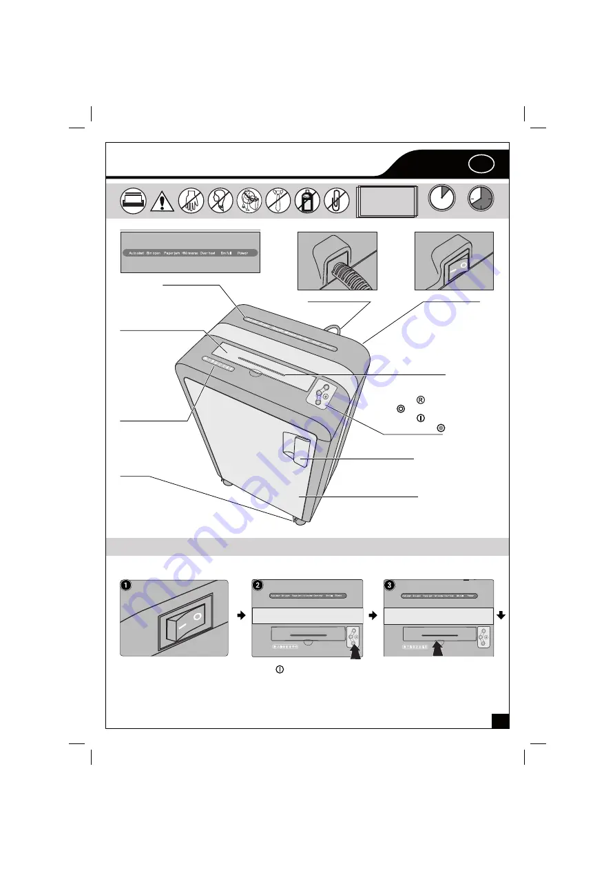 ProfiOffice Alligator 1020 CC + Operating Instructions Manual Download Page 3