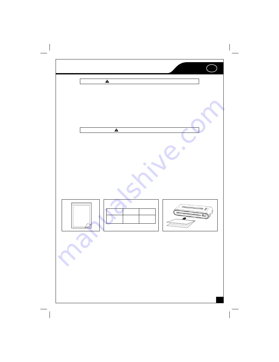 ProfiOffice Prolamic E1230 Operating Instructions Manual Download Page 3