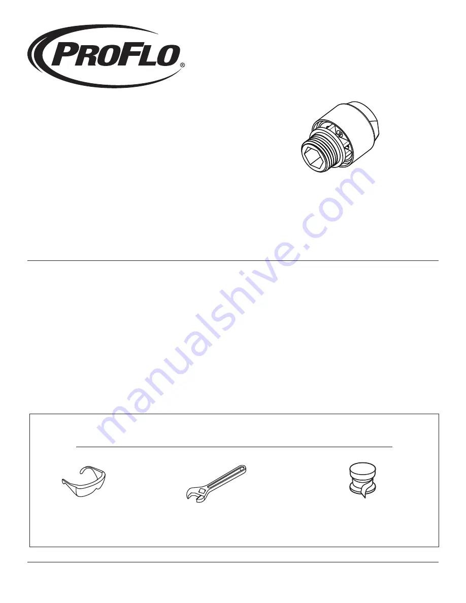 ProFlo Ecast PFSAVB01CP Instructions Download Page 1