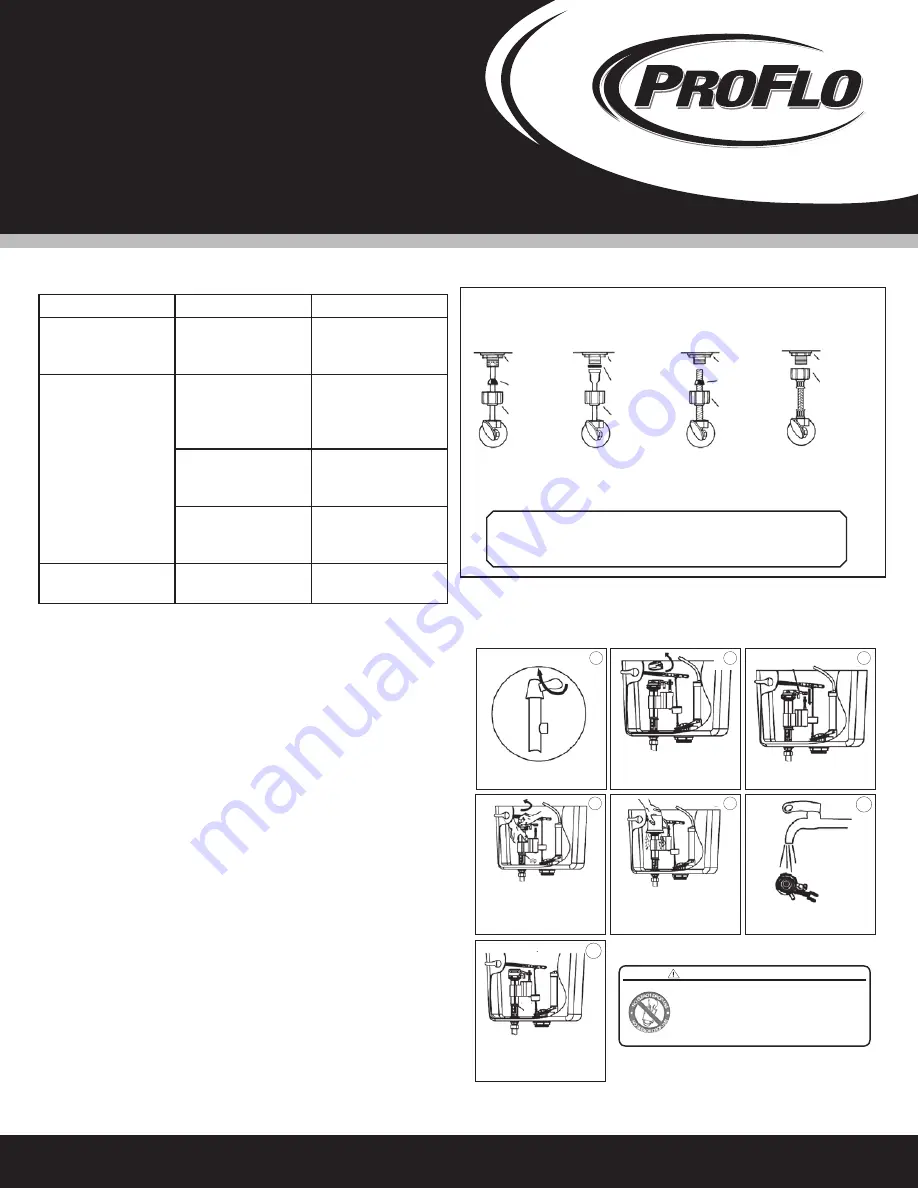 ProFlo PF1710 Installation Instructions Manual Download Page 4