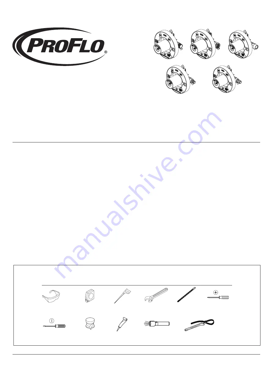 ProFlo PF4001 Installation Instructions Manual Download Page 1