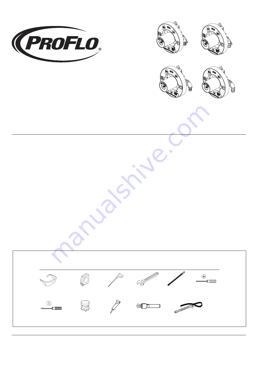 ProFlo PF4001P90 Installation Instructions Manual Download Page 1