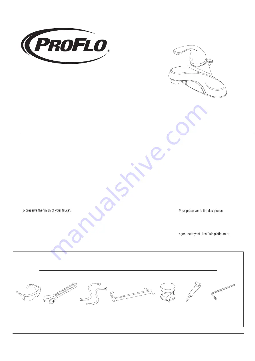 ProFlo PFWSC3017CP Installation Instructions Download Page 1