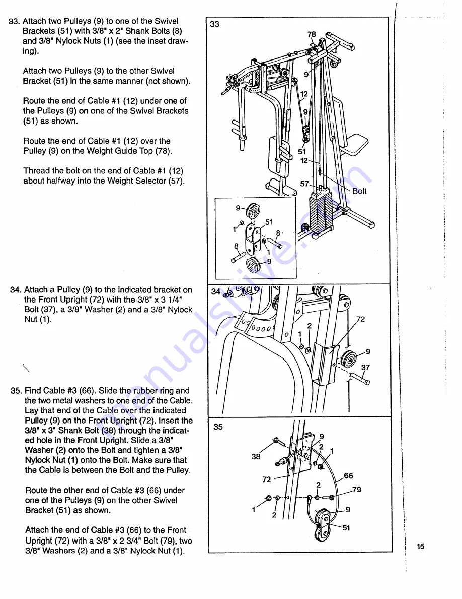 ProForm 1800ci Manual Download Page 15