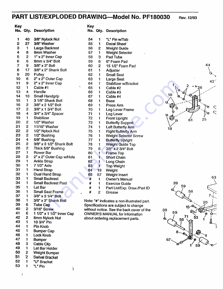 ProForm 1800ci Manual Download Page 27