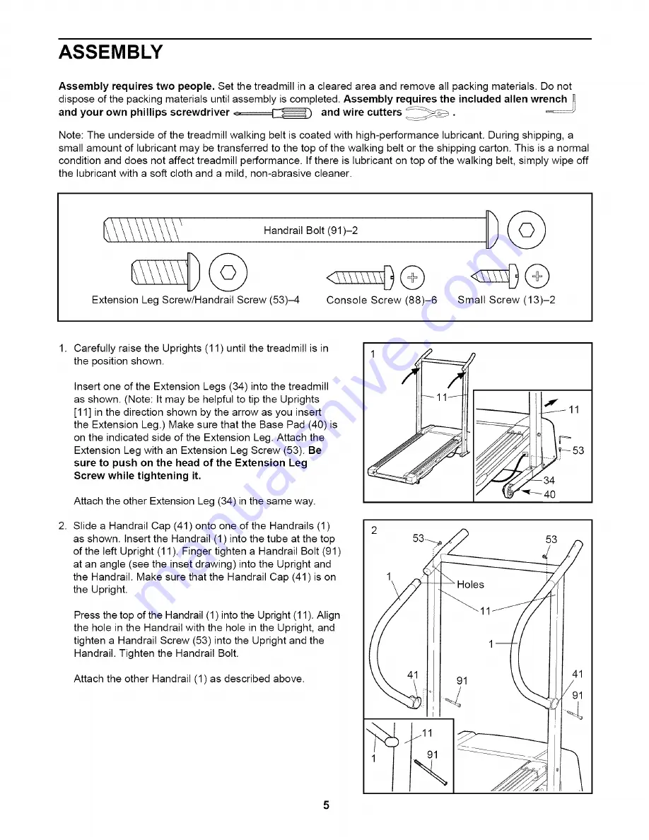 ProForm 480 Pi User Manual Download Page 5