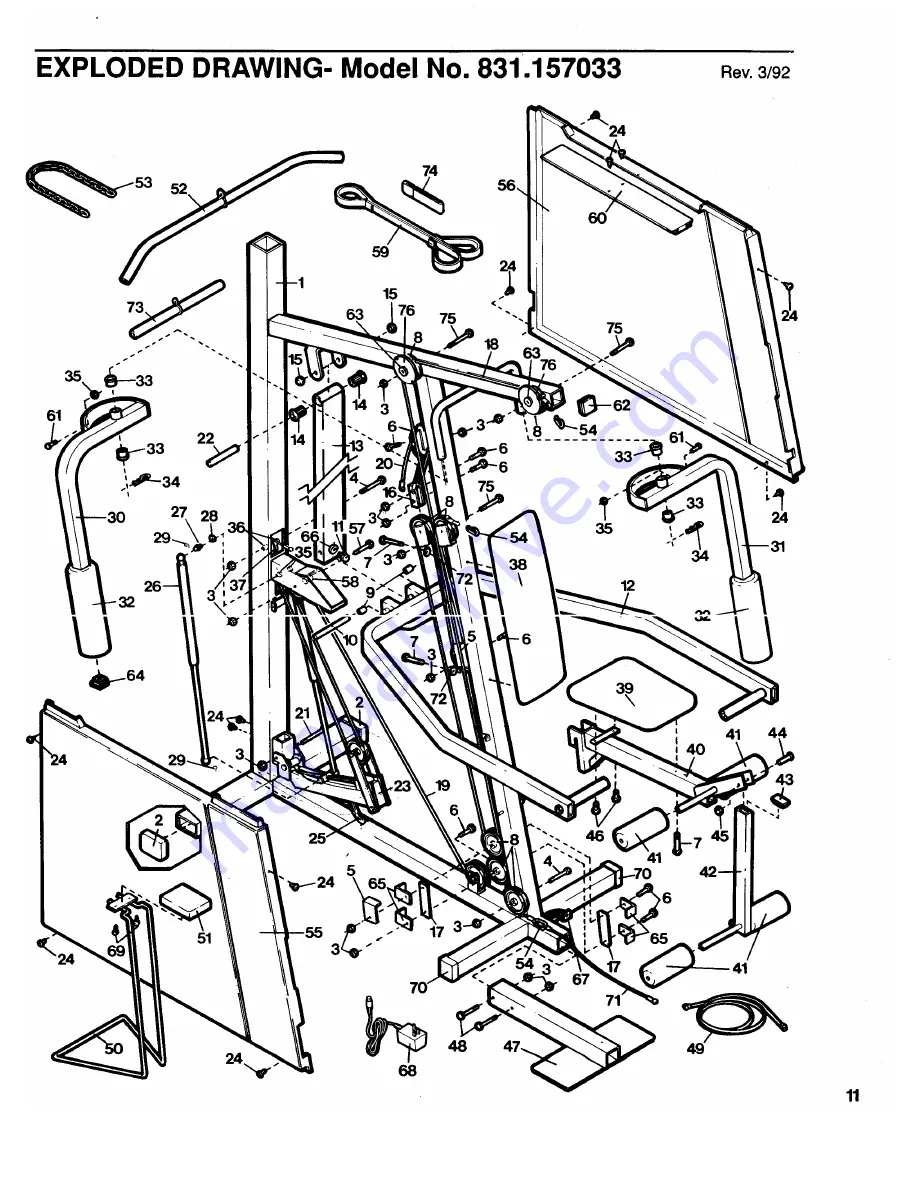 ProForm 831.157033 User Manual Download Page 11