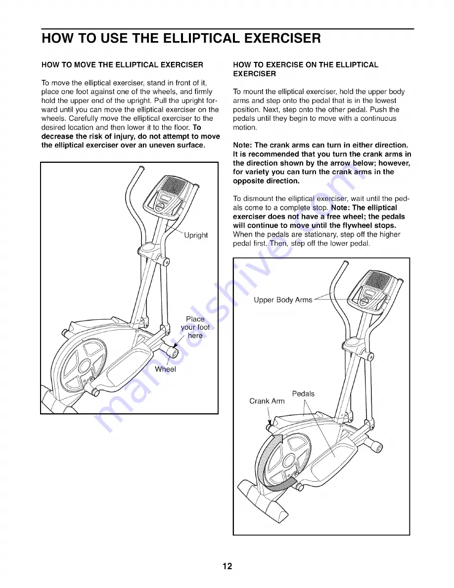 ProForm 831.23743.0 User Manual Download Page 12