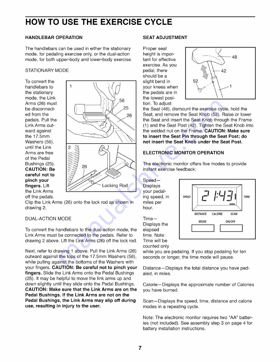 ProForm 831.288264 User Manual Download Page 7