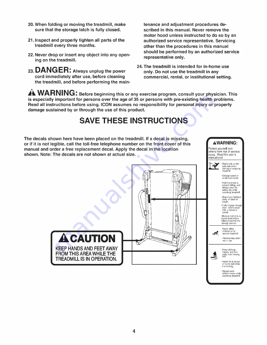 ProForm PFTL91205.1 User Manual Download Page 4