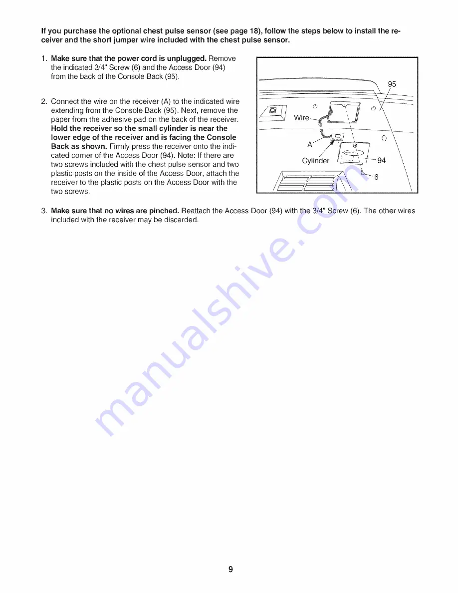 ProForm PFTL91205.1 User Manual Download Page 9