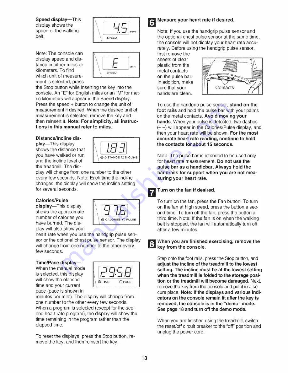 ProForm PFTL91205.1 User Manual Download Page 13