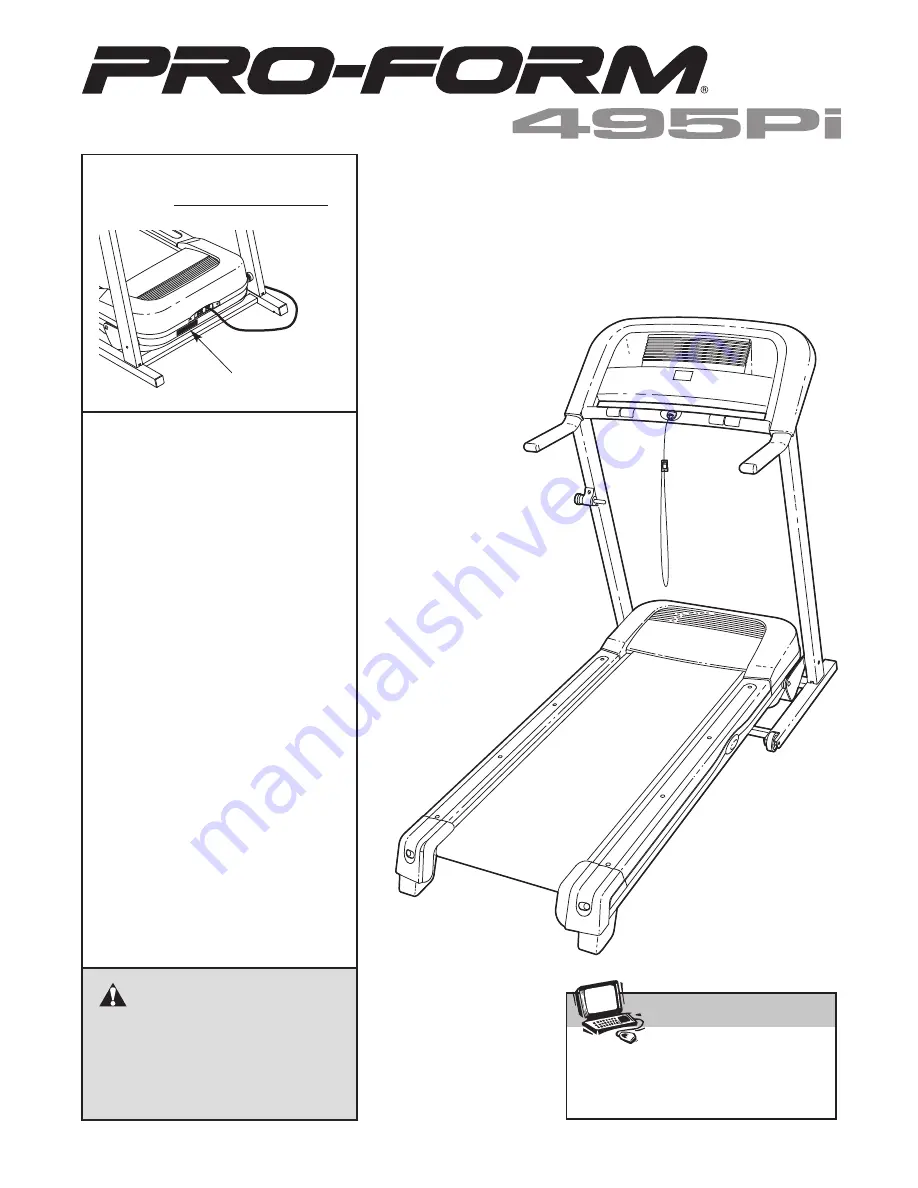 ProForm TREADMILL PFTL33105.2 Скачать руководство пользователя страница 1