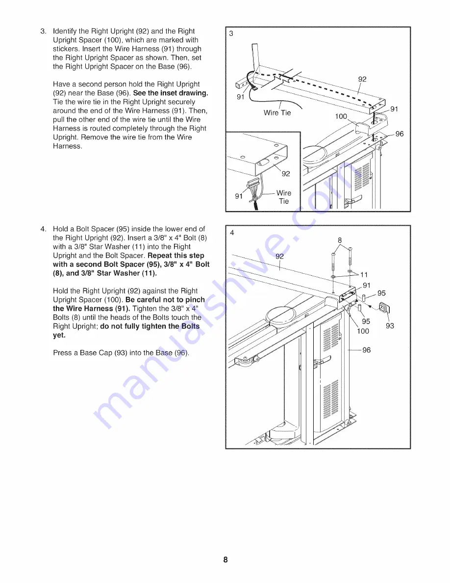 ProForm XP 580 User Manual Download Page 8