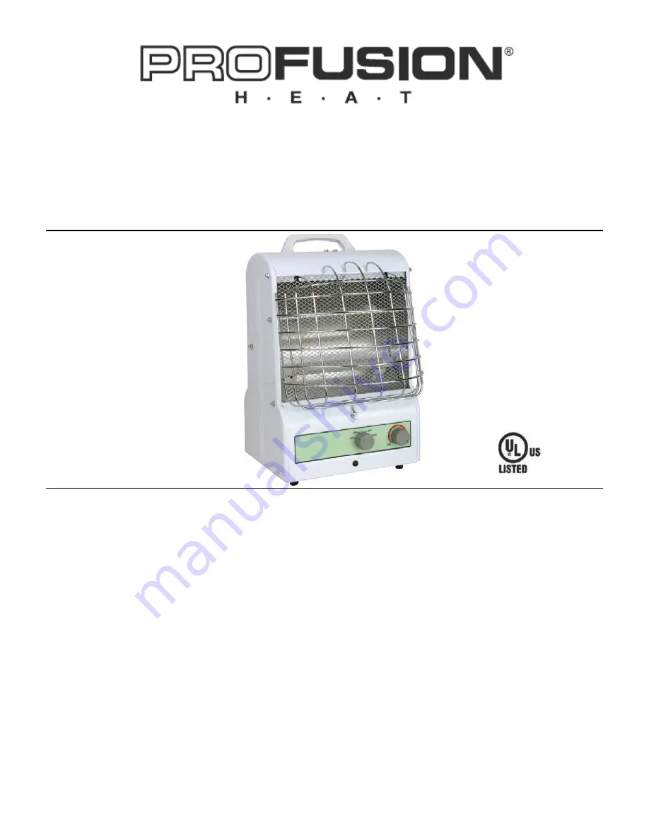 ProFusion PH-931 Owner'S Manual Download Page 1