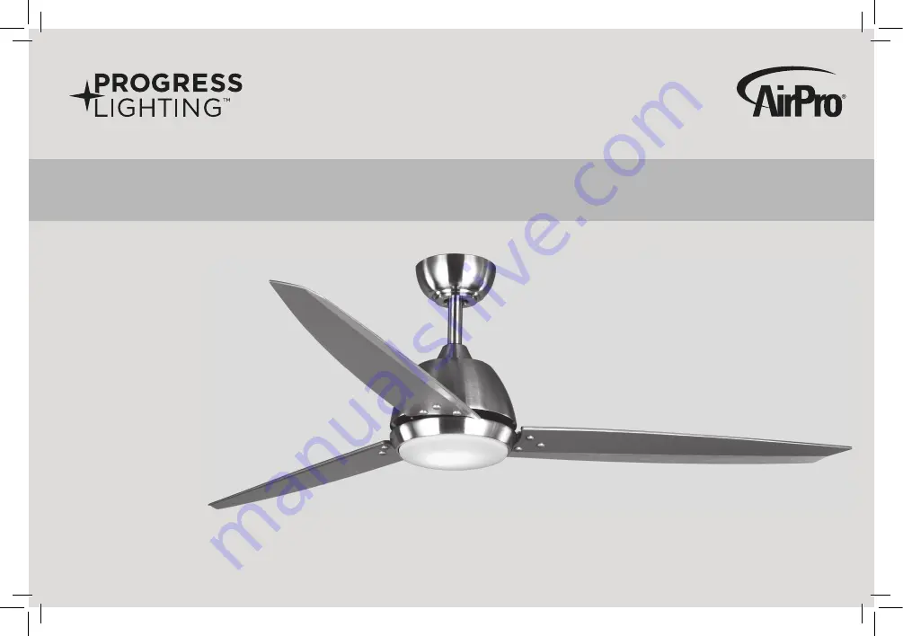 Progress Lighting AirPro P2592 Installation Manual Download Page 17