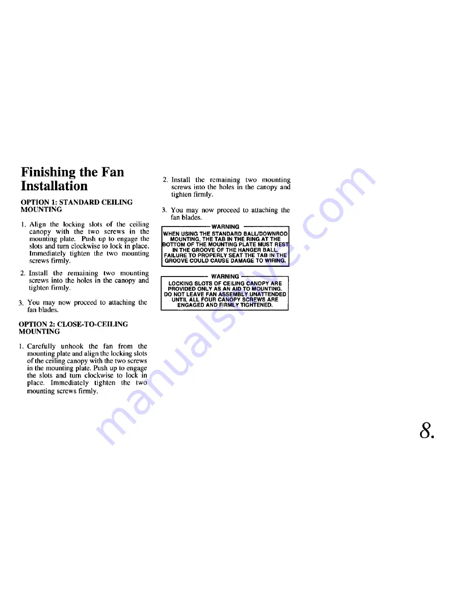 Progress Lighting EF200D Installation Manual Download Page 11