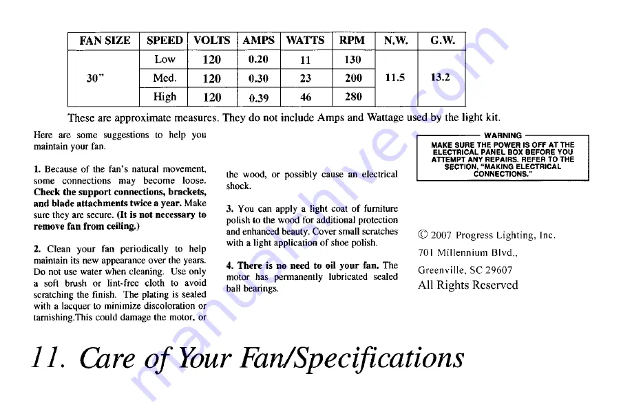 Progress Lighting P2529 Installation Manual Download Page 14