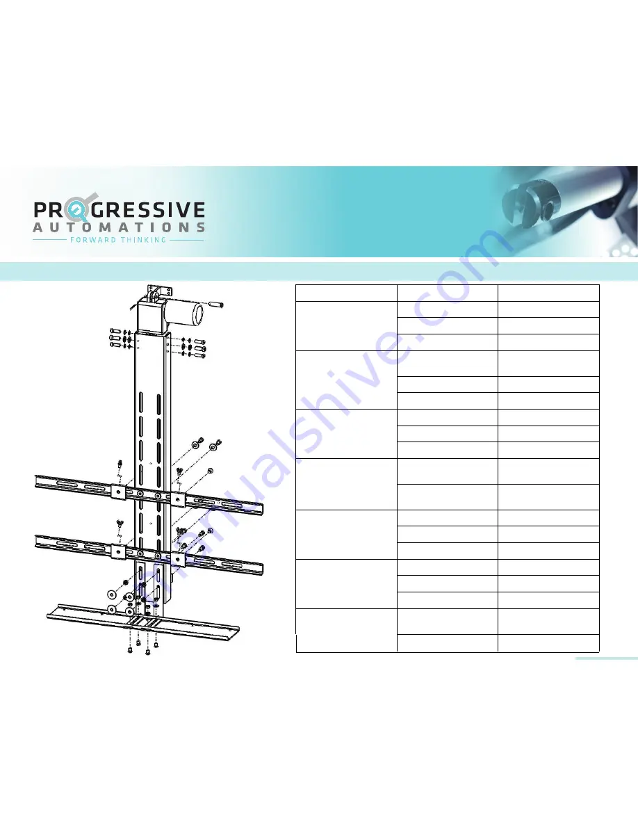 progressive automations TY-05 Product Manual Download Page 4