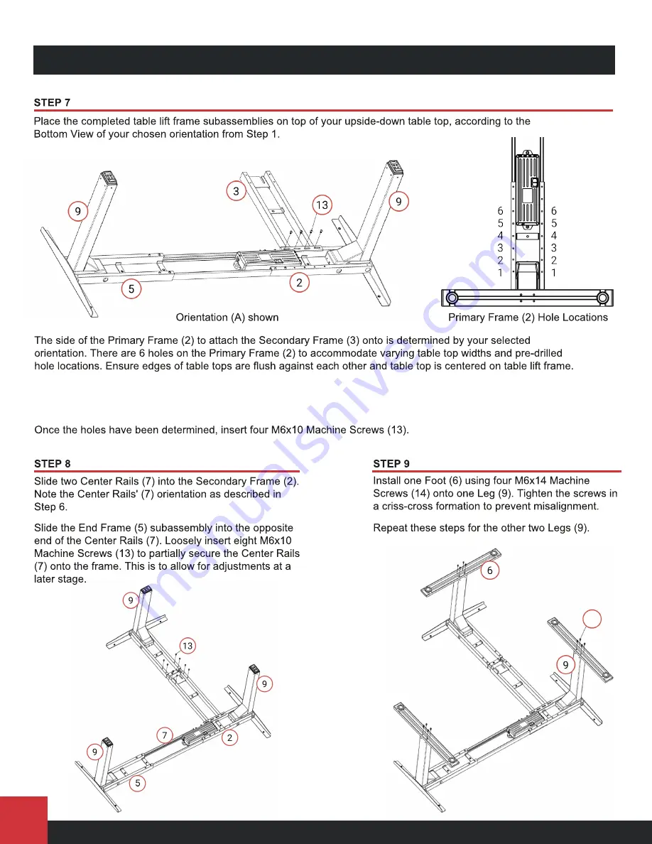 PROGRESSIVE DESK Corner Ryzer FLT-05 Скачать руководство пользователя страница 8