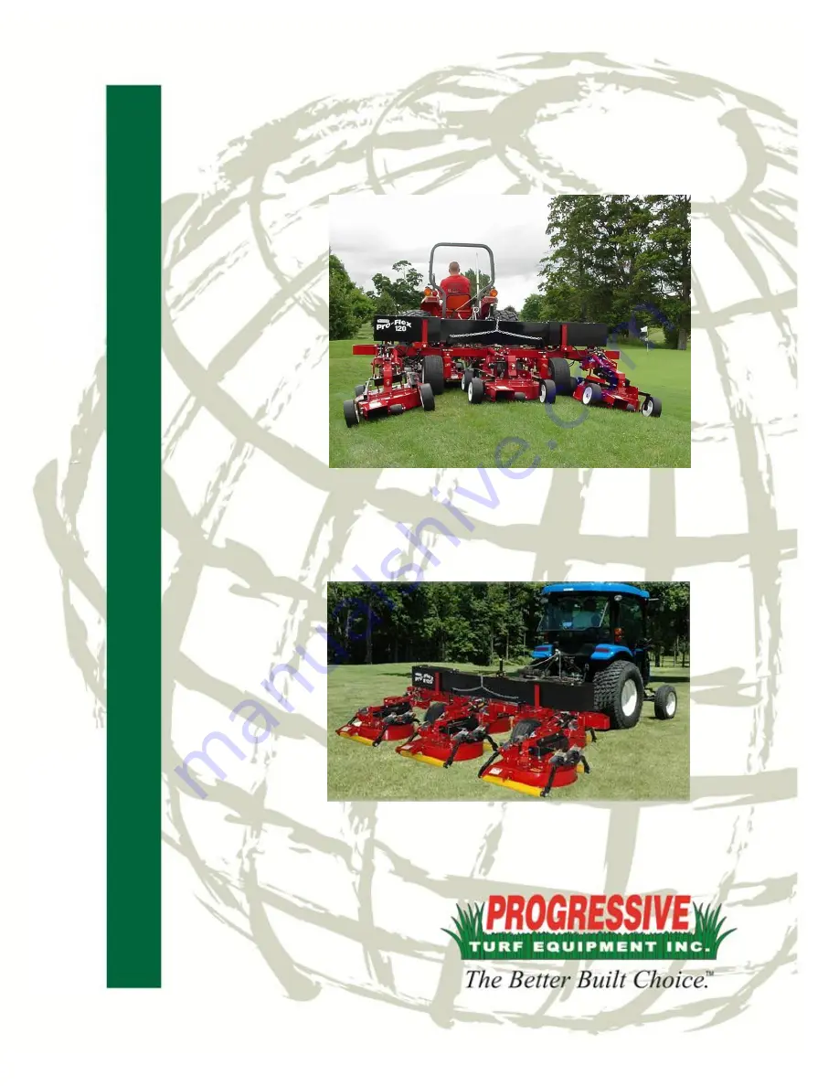 Progressive Turf Equipment Pro-Flex 120 Operators Manual & Parts Lists Download Page 1