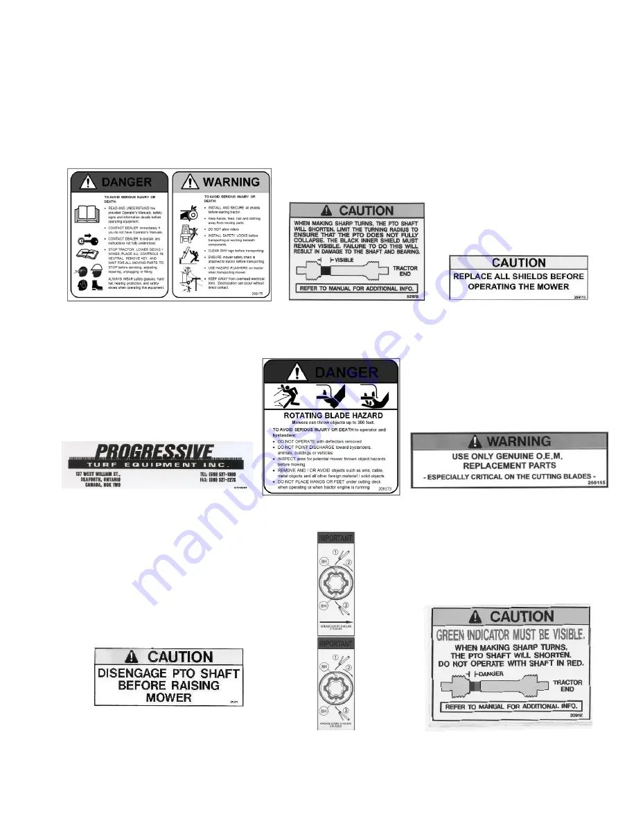 Progressive Turf Equipment PRO-MAX 36 Operators Manual And Parts Lists Download Page 14