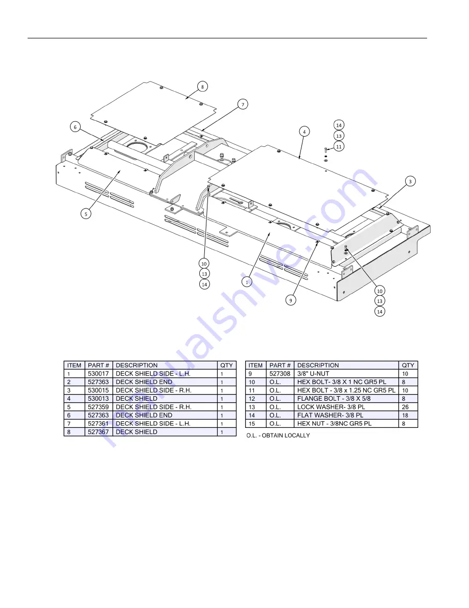 Progressive Turf Equipment TDR-26 Operator'S Manual And Parts List Download Page 62