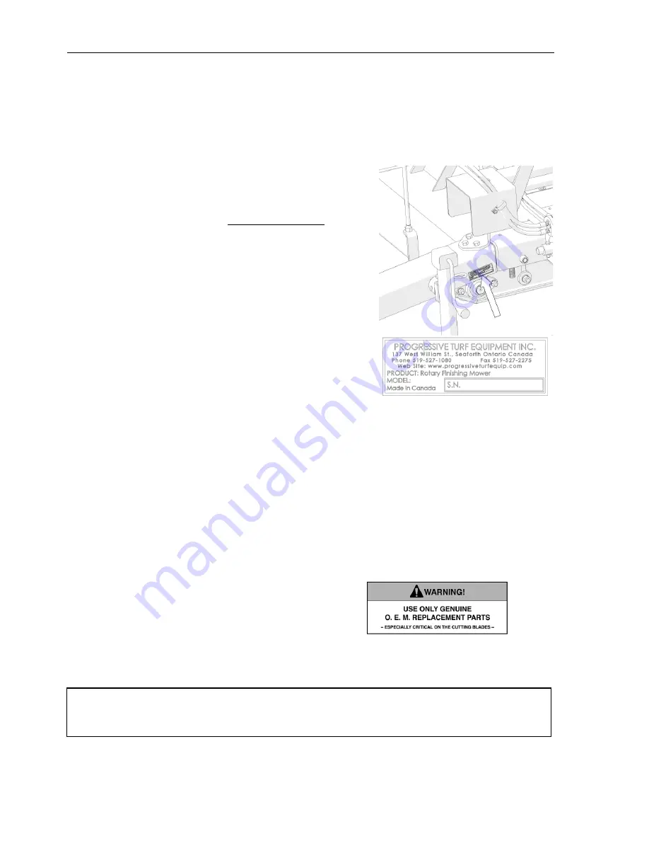 Progressive Turf Equipment TDR-X Operator'S Manual & Parts List Download Page 6