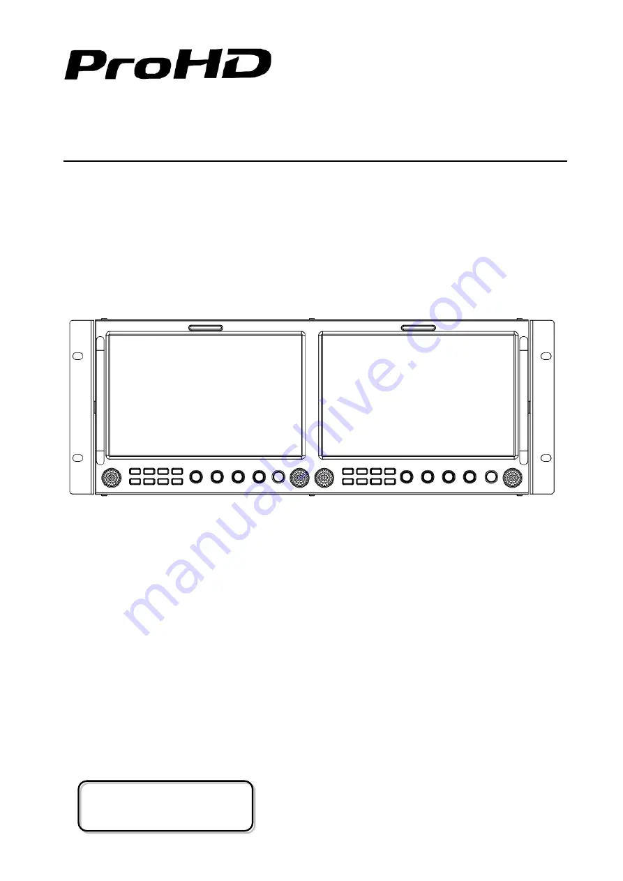 ProHD DT-X93Hx2 User Manual Download Page 1