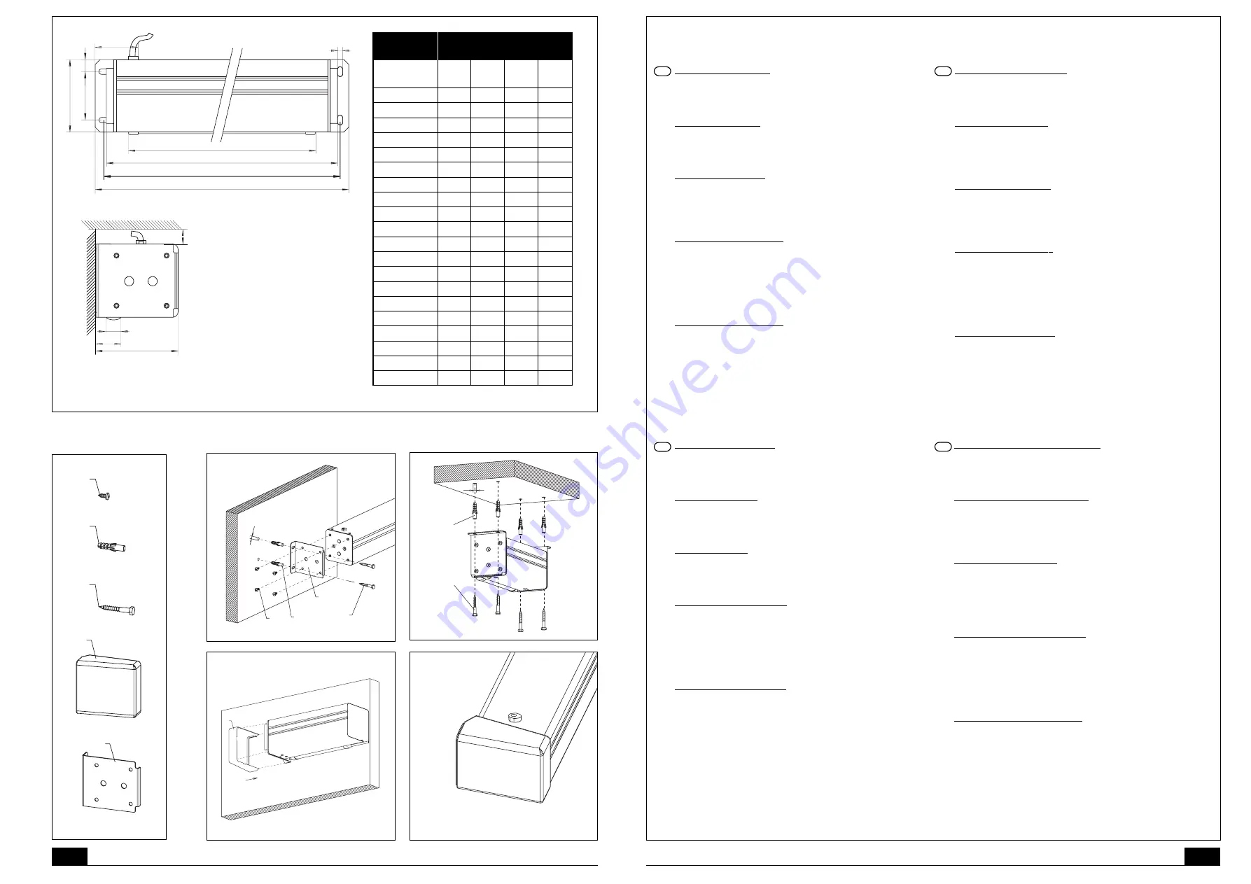 Projecta Elpro electrol RF Mounting Instruction Download Page 2