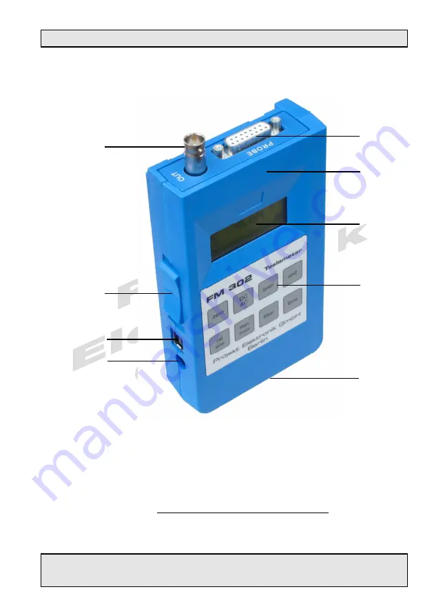 Projekt Elektronik FM 302 Operating Manual Download Page 21