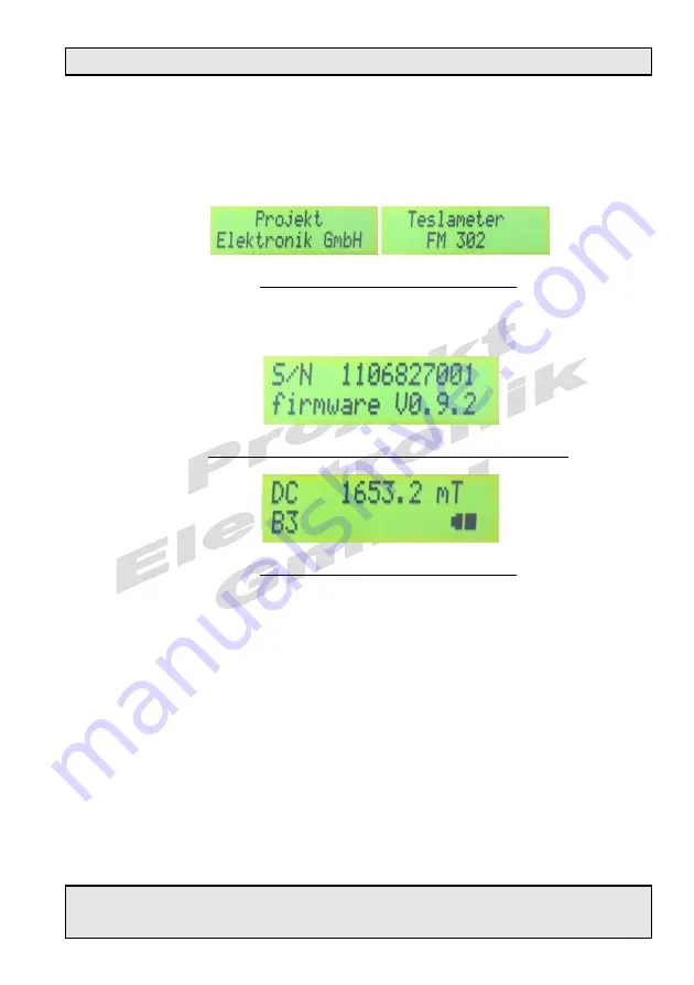 Projekt Elektronik FM 302 Operating Manual Download Page 23