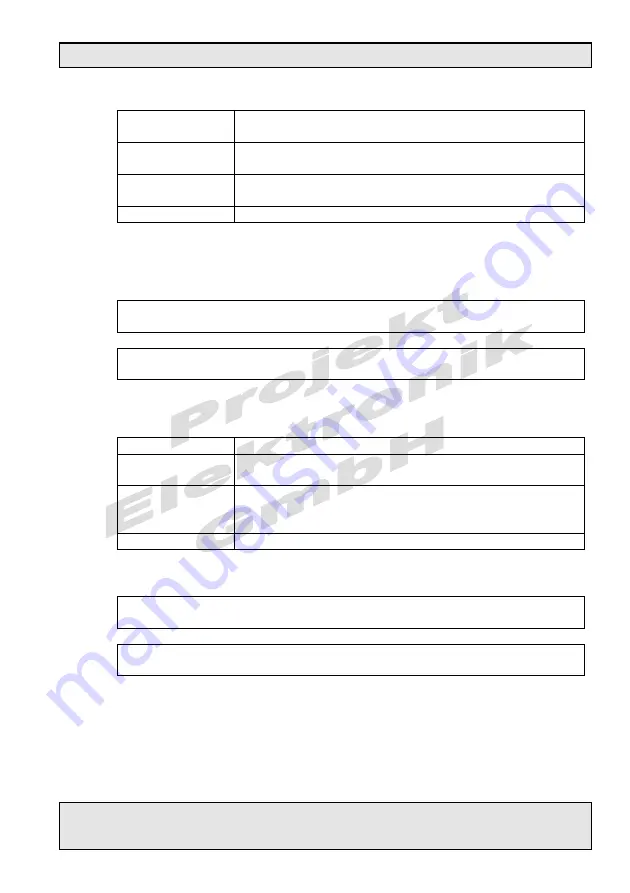 Projekt Elektronik FM 302 Operating Manual Download Page 43