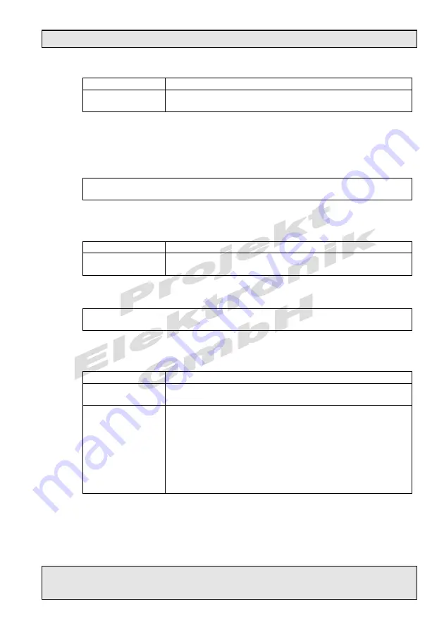 Projekt Elektronik FM 302 Operating Manual Download Page 45