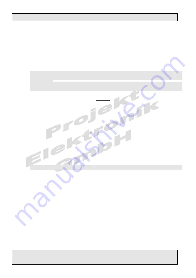 Projekt Elektronik FM 302 Operating Manual Download Page 94