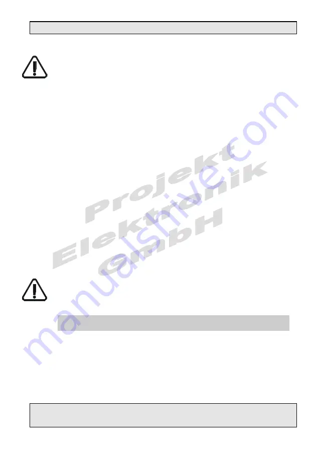 Projekt Elektronik FM 302 Operating Manual Download Page 115