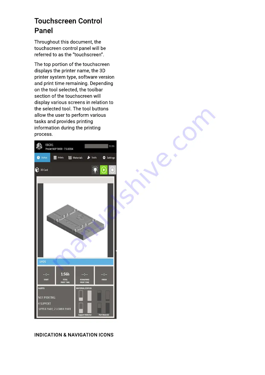 ProJet MJP 5600 User Manual Download Page 20