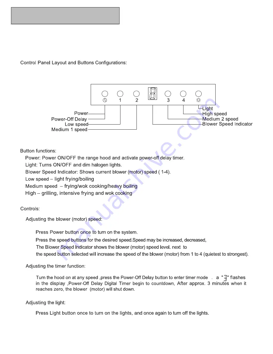 ProLine Range Hoods PLZI GL1.30 Installation Manual And User'S Manual Download Page 9